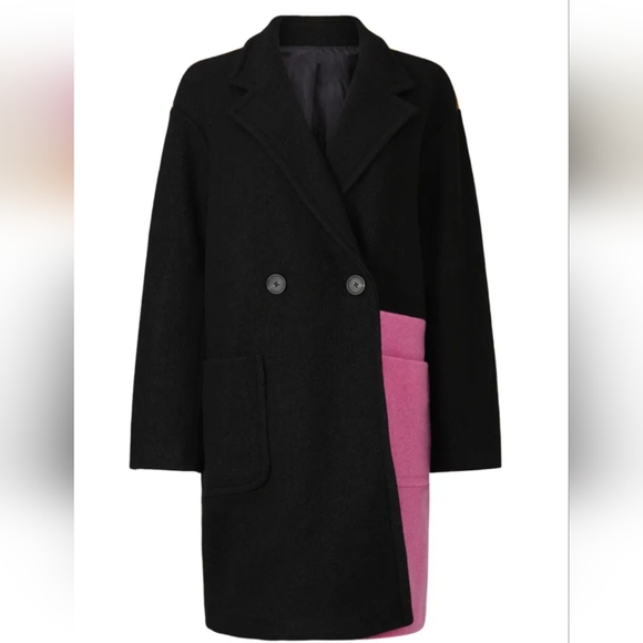 Color block coat - Picture 4 of 4